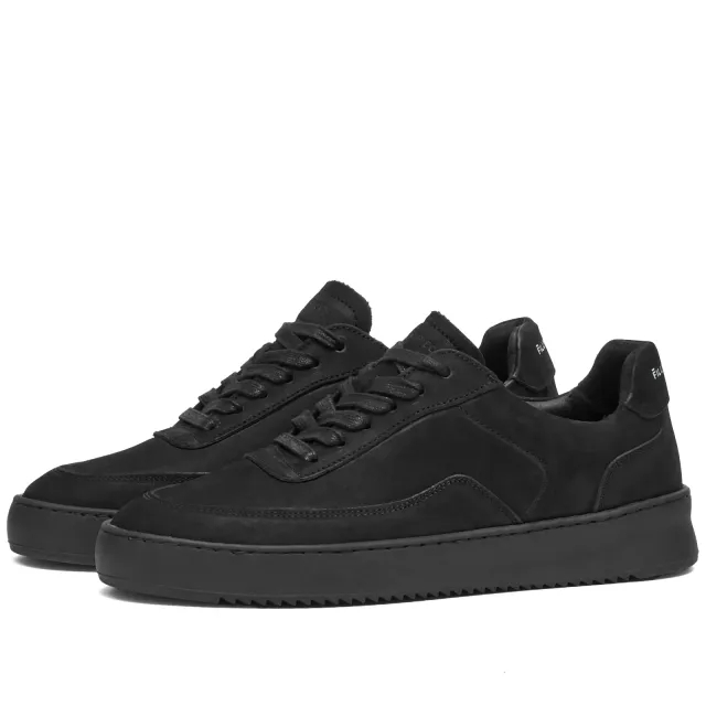 Sneakers Filling Pieces Mondo 2.0 Ripple Nubuck All Black Eur 44