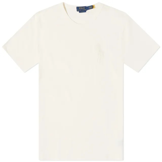 Polo Ralph Lauren Men's Big Pony T-Shirt Clubhouse Cream