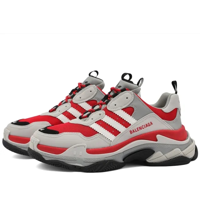 Balenciaga Men's x Adidas Triple S Sneaker Multi