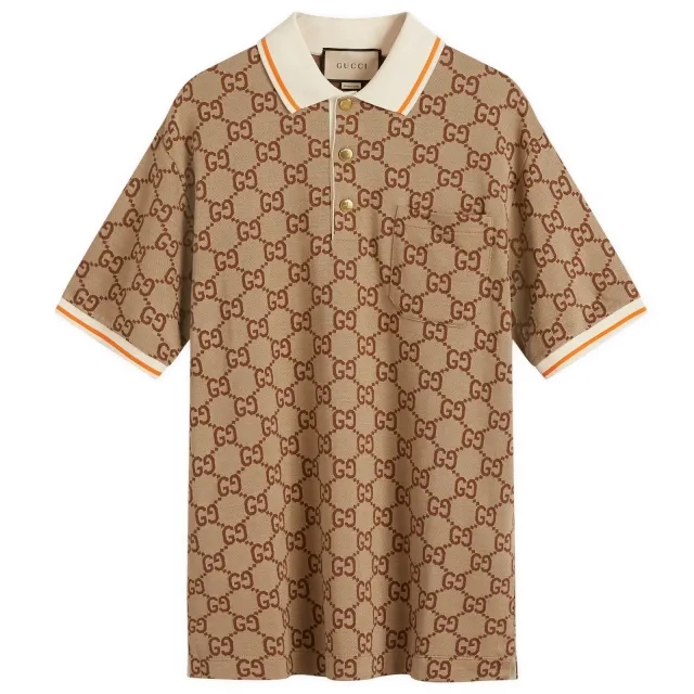 Gucci Men's GG Polo Beige