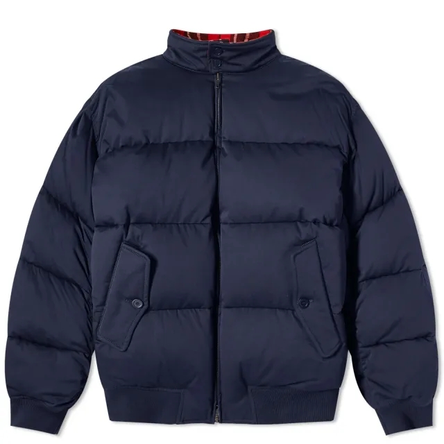 Balenciaga Men's Runway Puffer Jacket Dark Blue