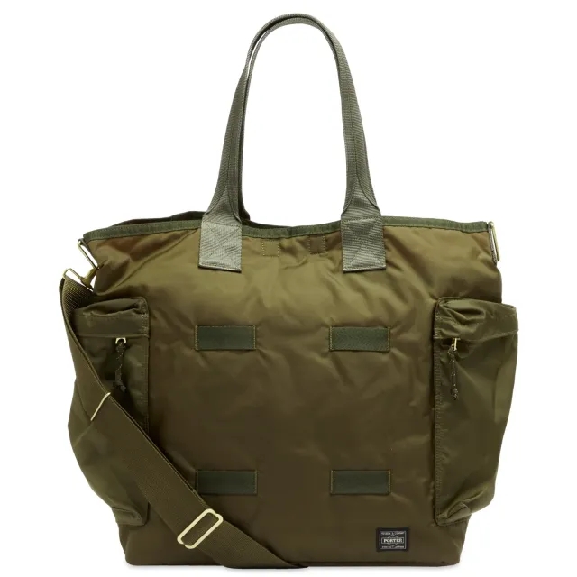 Porter-Yoshida & Co. Force 2-Way Tote Bag Olive