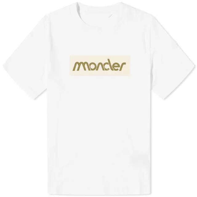 Moncler Men's Logo T-Shirt White