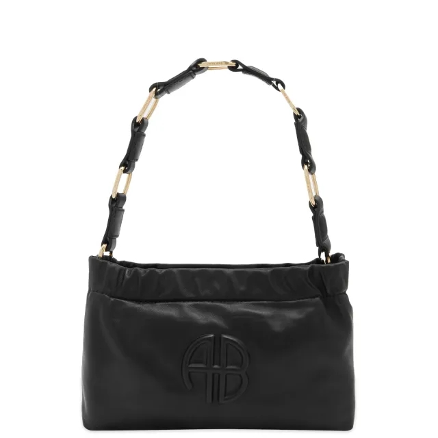 Anine Bing Women's Small Kate Shoulder Bag Black