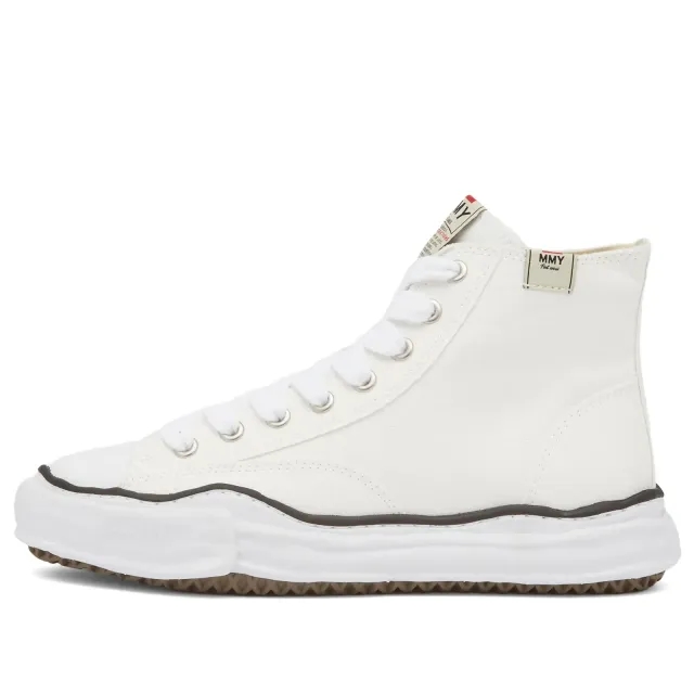 Maison MIHARA YASUHIRO Men's Original Sole Canvas Hi Sneaker White