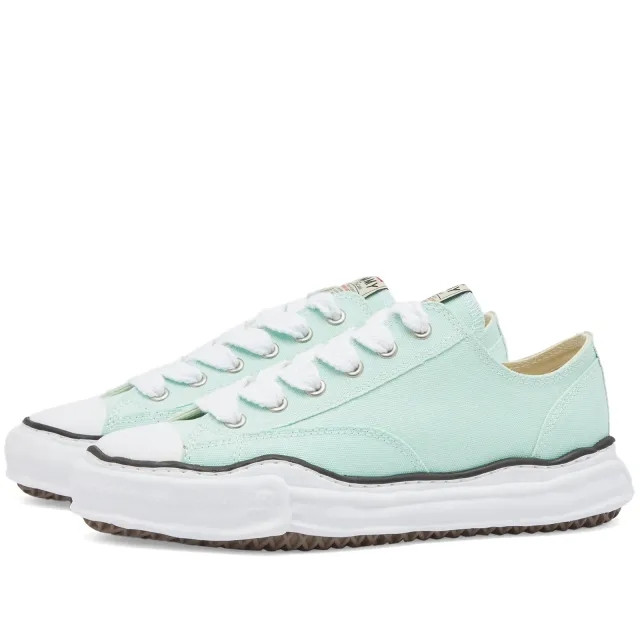 Maison Mihara Yasuhiro Peterson Og Sole Low Canvas Sneaker - Black
