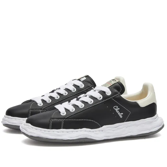 Maison MIHARA YASUHIRO Men's Charles Original Sole Low Leather Sne Black