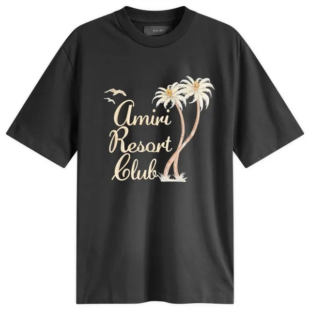 AMIRI Men's Resort Club T-Shirt Black