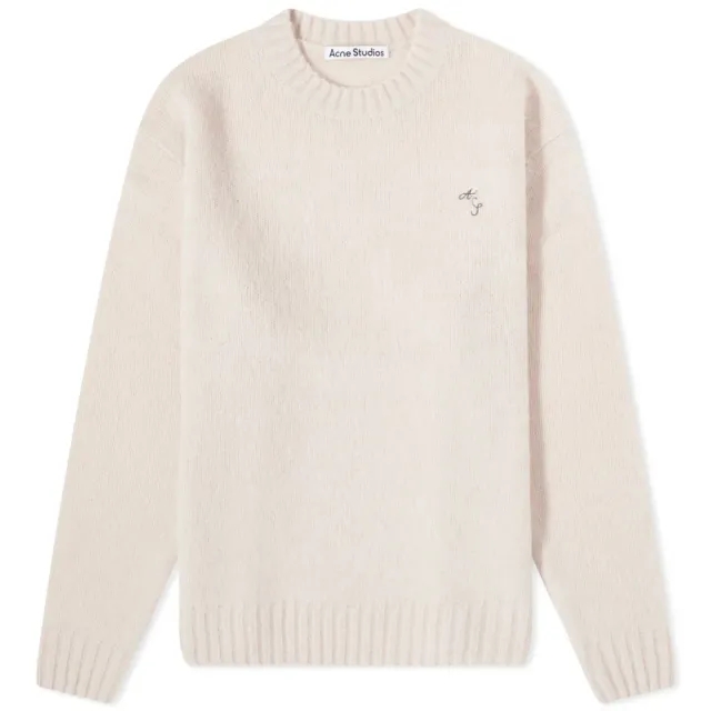 Asics Acne Studios Men's Kowy AS Shetland Crew Knit Powder Pink