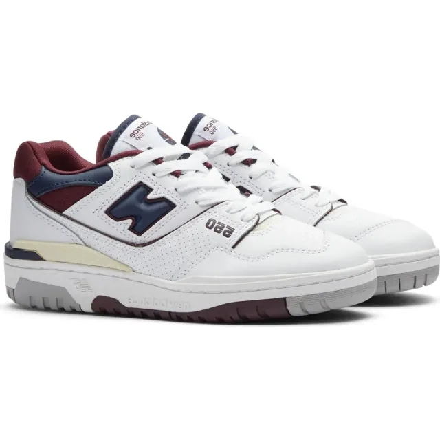 New Balance New Balance 550 White Beige Burgundy Navy
