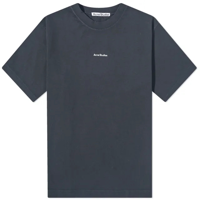 Acne Studios Men's Extorr Stamp Logo Tee Black