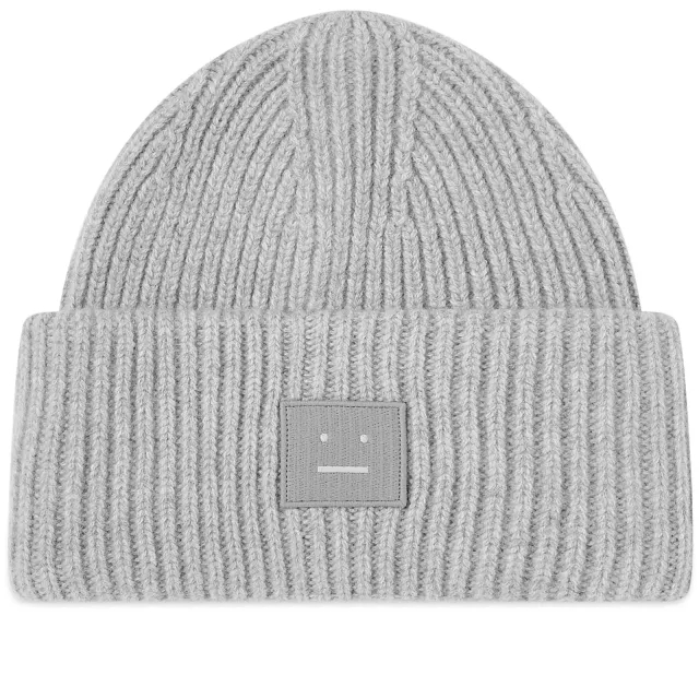 Acne Studios Women's Pana Face Beanie Light Grey Melange