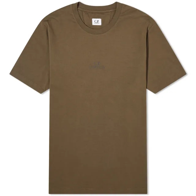C.P. Company Men's 30/1 Jersey Graphic T-Shirt Ivy Green