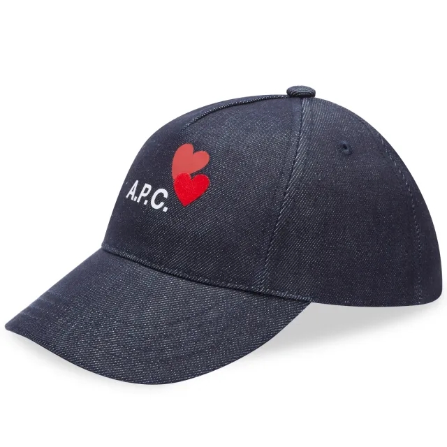 Asics A.P.C. Women's Valentines Logo Cap Blue