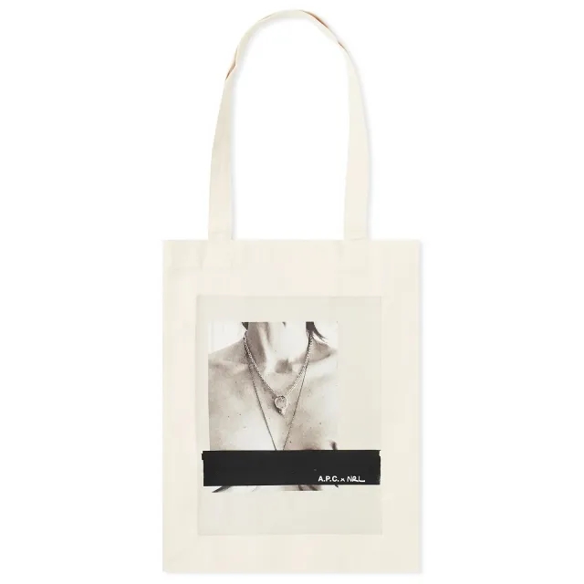 A.P.C. Men's x Natacha Ramsay Levi Contemplation Tote Ecru