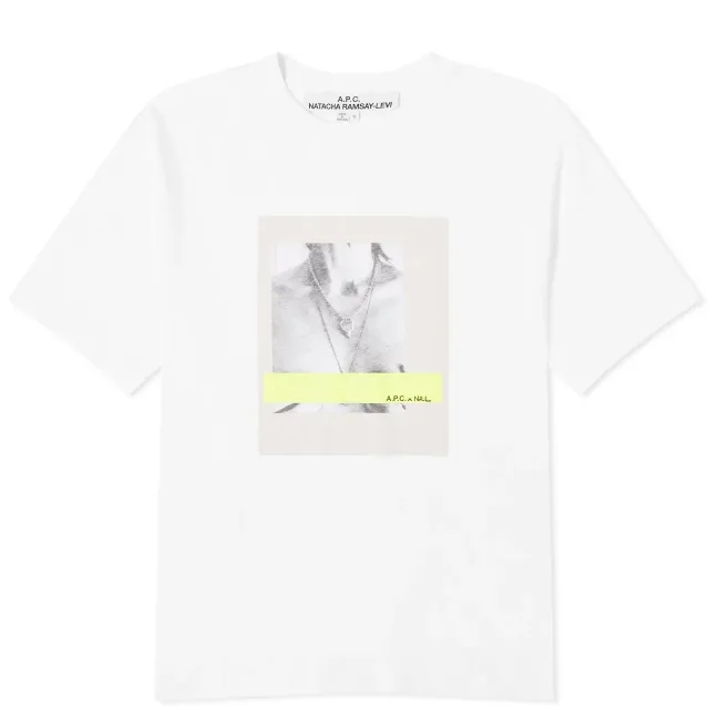 A.P.C. Men's x Natacha Ramsay Levi New Haven T-Shirt White