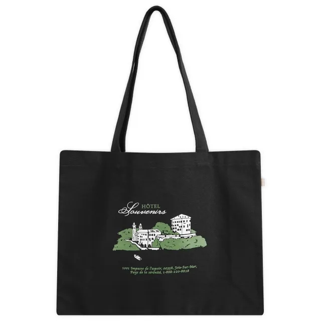A.P.C. Men's x JJJJound Hotel Souvenirs Cabas Tote Bag Black