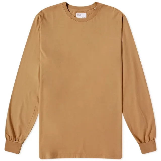 Asics Colorful Standard Men's Long Sleeve Oversized Organic T-Shirt ShrCml