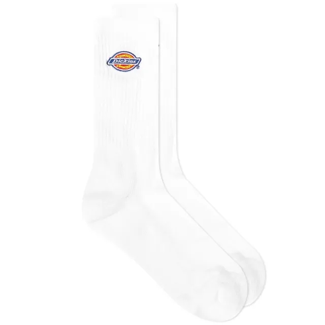 Dickies Valley Grove 3 Pack Crew Socks In White Multipack