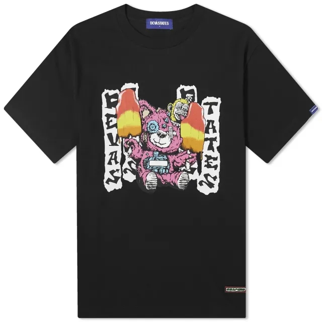 Deva States Men's Meltdown T-Shirt Black