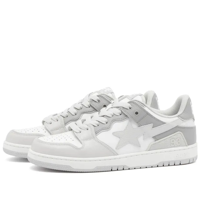 A Bathing Ape Men's Bape Sk8 Sta #5 Sneaker White