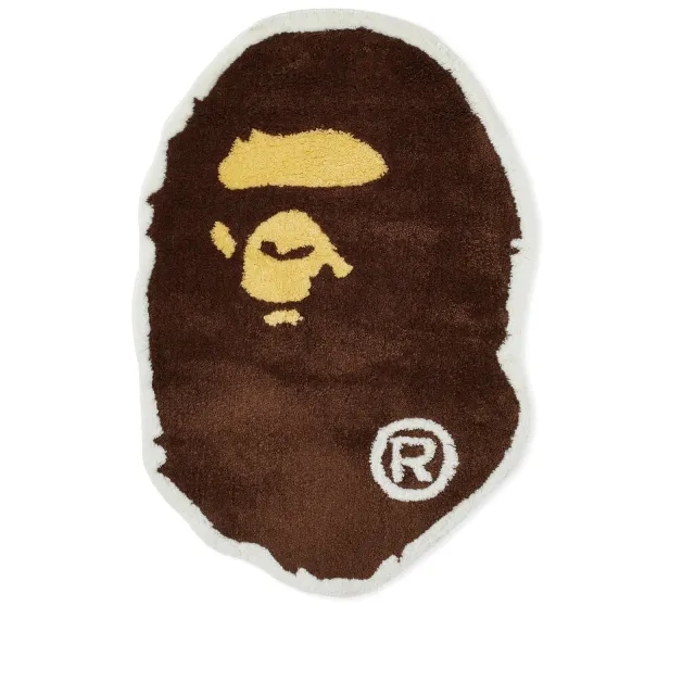A Bathing Ape Men's Big Ape Head Rugat Brown