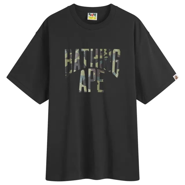 A Bathing Ape Men's 1st Camo NYC Logo T-Shirt Black