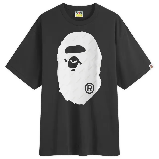 A Bathing Ape Men's Hexagram Big Ape Head T-Shirt Black