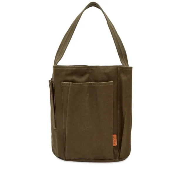ferm LIVING Bark Garden Bucket Bag Olive