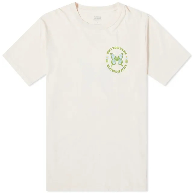 Obey Men's Weapons of Peace T-Shirt Pigment Sago