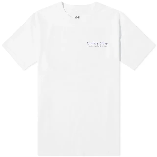 Obey Gallery Obey Men Shortsleeves White