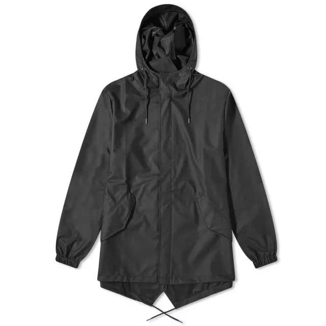 Rains Men's Fishtail Jacket Black