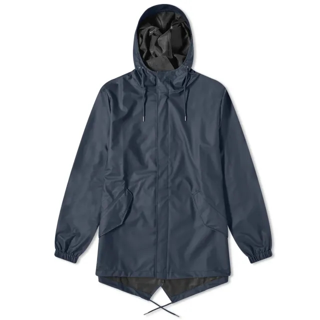Rains Men's Fishtail Jacket Navy