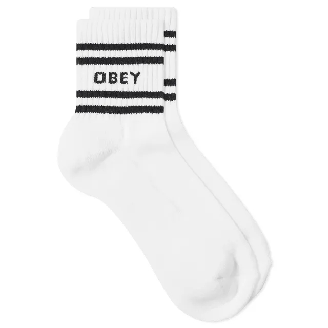 Asics Obey Women's Coop Logo Sock White/Black