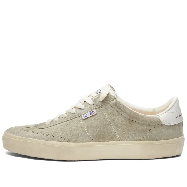 Golden Goose Men's Soul Star Suede Sneaker Taupe/Milk
