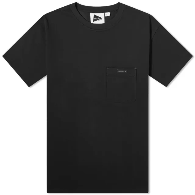 Gramicci Men's x And Wander Backprint T-Shirt Black
