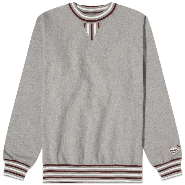 Human Made Men's Hem Line Crew Sweat Grey