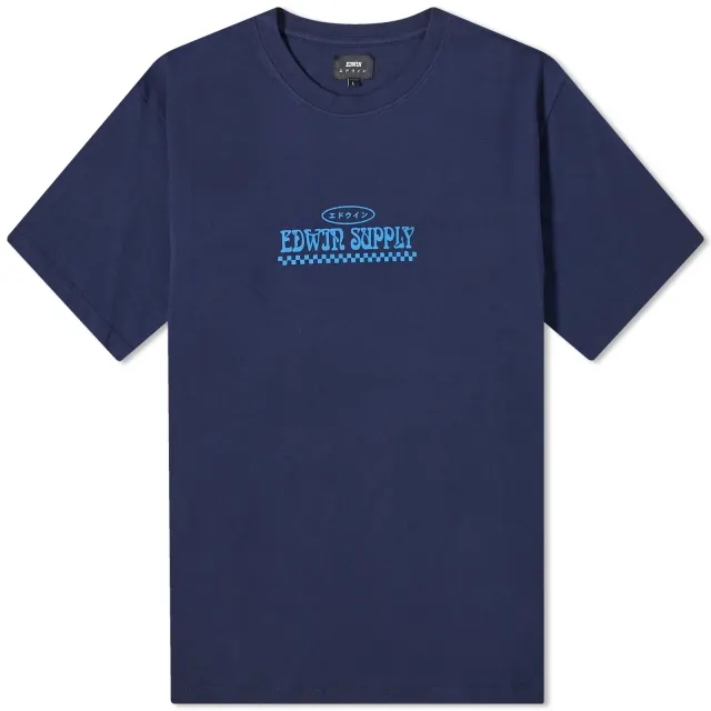 Edwin Men's Show Some Love T-Shirt Maritime Blue