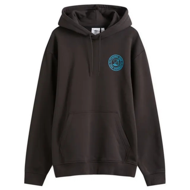 END. X Adidas Flyfishing Hoodie Night Brown