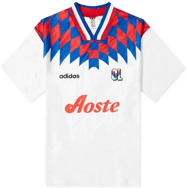 adidas Lyon Mens SS Home Shirt 1995/96