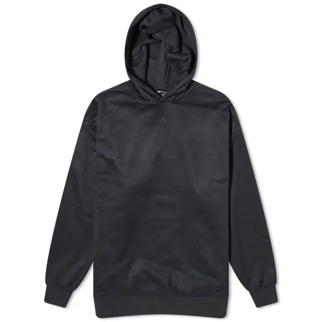 Adidas Basketball Back Logo Hoodie Carbon