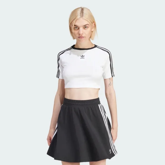 adidas Originals 3-Stripes Baby T-Shirt - White - Womens