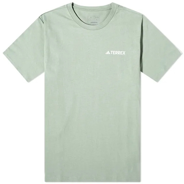 Adidas Men's TX GFX SS 230 T-Shirt Silver Green