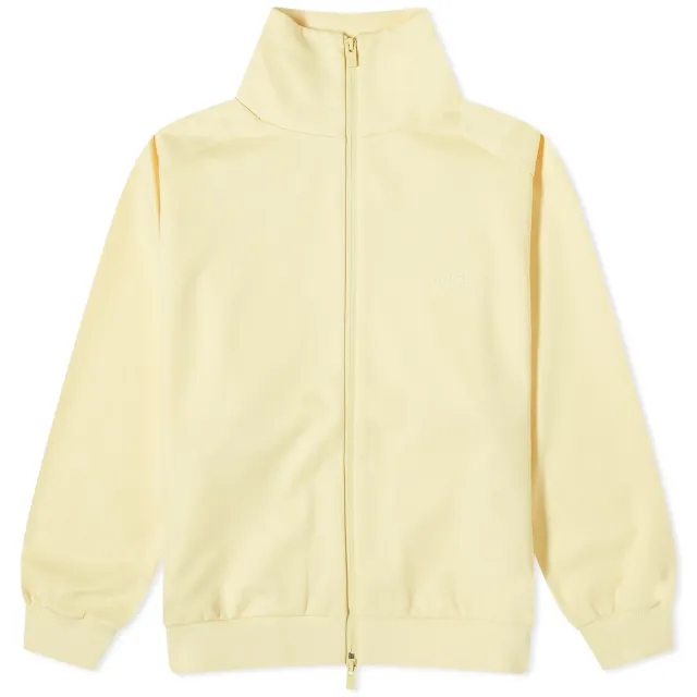 Adidas x Fear of God Athletics Shiny Tricot Track Jacket Pale Yellow