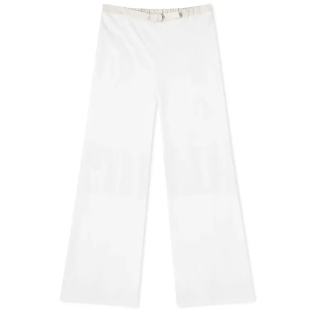 Asics Jil Sander+ Women's Wide Leg Casual Trousers Optic White