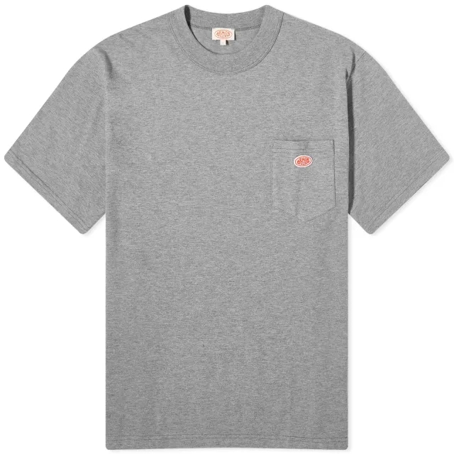 Armor-Lux Men's 79151 Logo Pocket T-Shirt Misty Grey