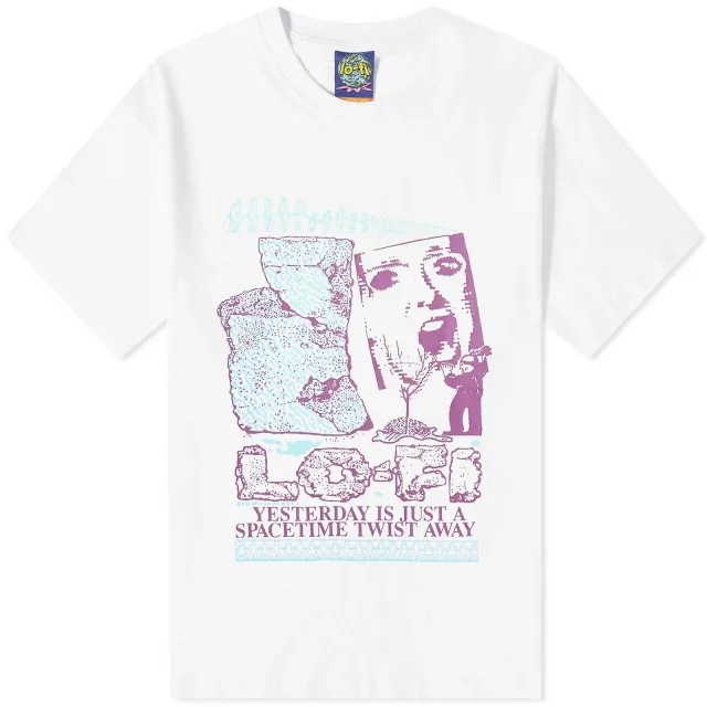 Lo-Fi Men's Yesterday T-Shirt White