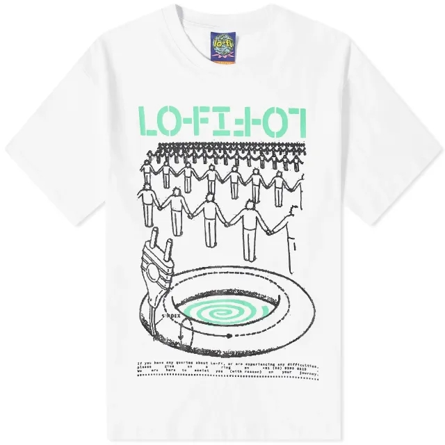 Lo-Fi Men's Leader T-Shirt White