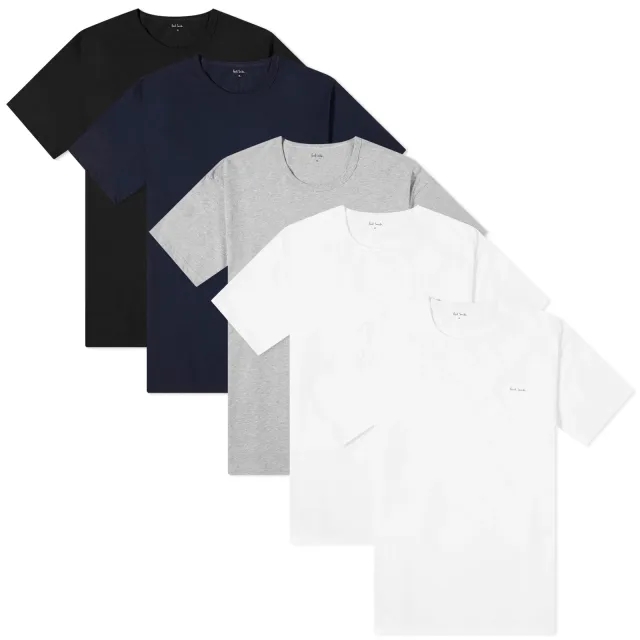 Paul Smith Men's Lounge T-Shirt - 5 Pack Multi