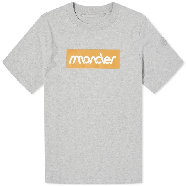 Moncler Men's Logo T-Shirt Grey
